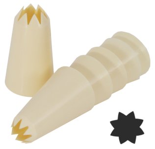Sterntüllensatz Ø 3 mm Kunststoff