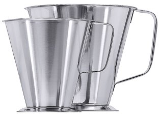 Messbecher mit Fuß 0,5 l