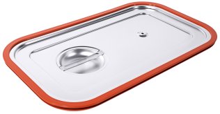 GN-Deckel mit Gummidichtung 1/1 GN Edelstahl
