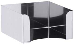 Serviettenhalter für Cocktailservietten 25 x cm (1/4 Falz) Edelstahl