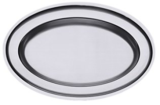 Bratenplatte, oval 26 cm / 19