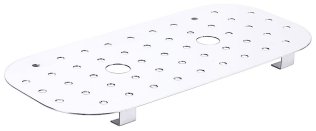 GN-Einlegeböden, gelocht 1/3 265 x 115 mm GN Edelstahl