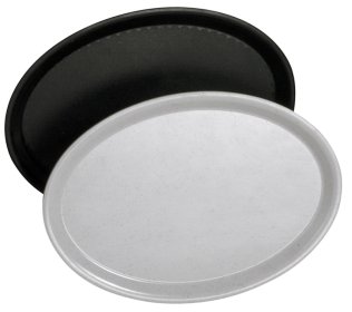Serviertablett, oval ,rutschfest 290 x 210 mm Kunststoff