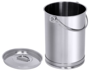 Eimer, zylindrisch mit Bodenreifen Ø 220 mm