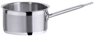 Stielkasserolle, hoch 16 cm Edelstahl