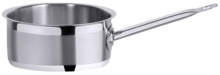 Stielkasserolle, niedrig 16 cm Edelstahl