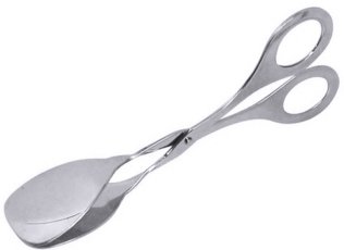 Gebäckzange 17,5 cm Edelstahl
