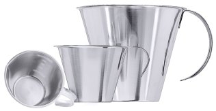 Messbecher 0,1 l Edelstahl