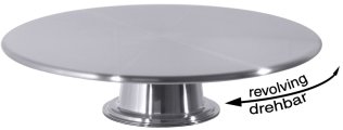 Tortenplatte 30 cm drehbar