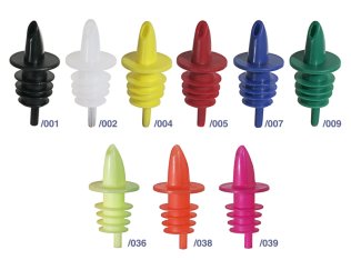 Flaschenausgießer, neonfarben Ø 40 mm Kunststoff