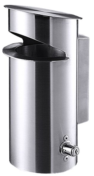 Wandaschenbecher 28 cm Edelstahl