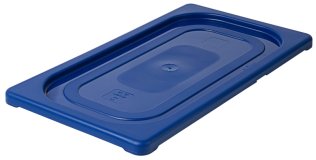 GN Deckel, farbig 1/3 / blau Kunststoff