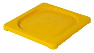 GN Deckel, farbig 1/6 / gelb Kunststoff