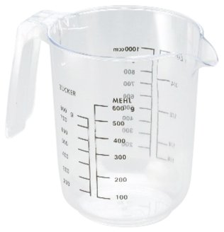 Messbecher 1 l Kunststoff