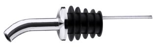Flaschenausgießer mit gebogenem Rohr: Ø 80 mm