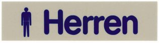 Schilder Herren (Wort) 160 x 40 mm