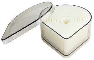 Ausstecher Tropfen 8 tlg. 15 x 22 mm Kunststoff