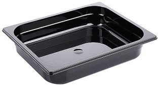 GN Behälter, schwarz 1/2