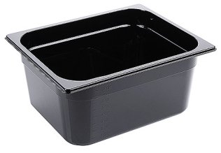 GN Behälter, schwarz 1/2