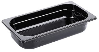 GN Behälter, schwarz 1/3