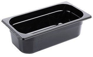 GN Behälter, schwarz 1/3