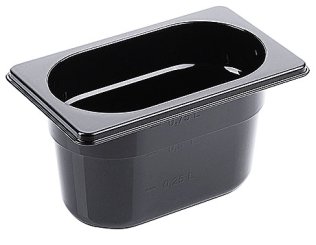 GN Behälter, schwarz 1/9