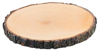 Rindenbrett, rund 20 cm - 22