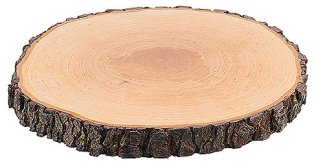 Rindenbrett, rund 27 cm - 30