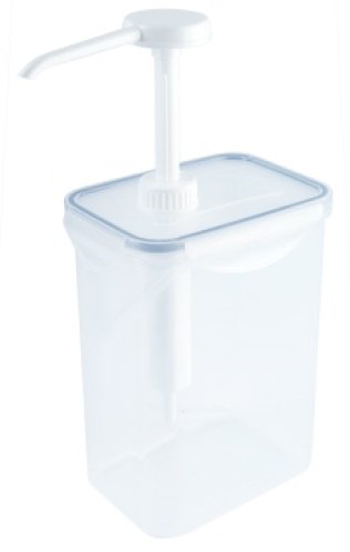 Dispenser, eckig mit 30 ml Pumpe Kunststoff