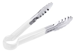 Küchenzange HACCP 24 cm / weiß Edelstahl