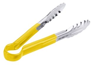 Küchenzange HACCP 24 cm / gelb Edelstahl