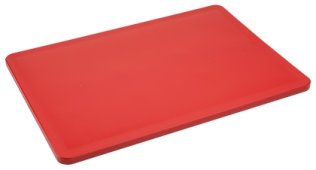 Schneidbrett HACCP 34,5 cm / rot Kunststoff