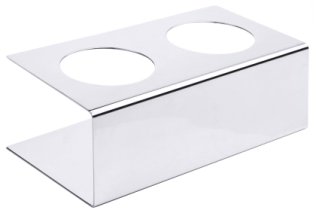 Gestell für Quetschflaschen 2 / 17 cm Edelstahl