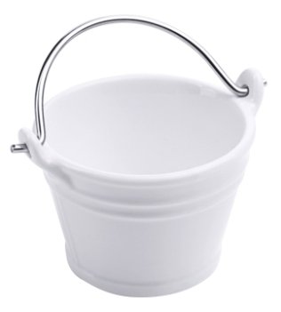 Mini-Eimer aus Porzellan 115 ml