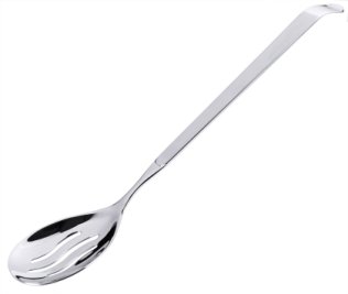 Chafing Dish-Löffel, längs perforiert 37 cm