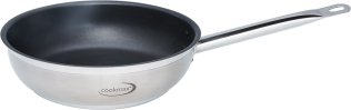 Bratpfanne antihaft Professional D: 28cm extra hoch Edelstahl