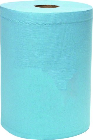 Papierrolle, blau, 2-lagig VPE 2 Rollen