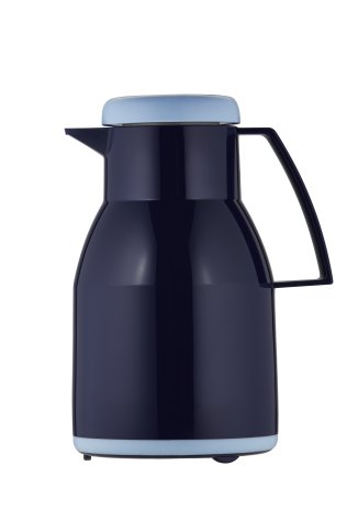 Isolierkanne 1,0 l Wash S+ dunkelblau Kunststoff