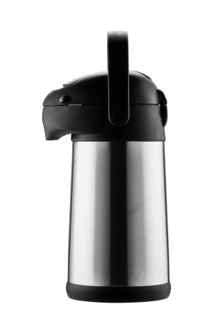 Pump-Isolierkanne aus Edelstahl 2,5 l Pipe
