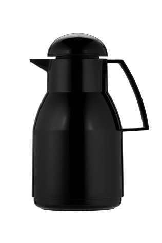 Isolierkanne 1,0 l schwarz Top Kunststoff