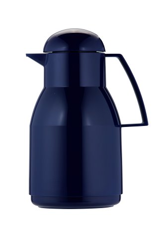 Isolierkanne 1,0 l dunkelblau Top Kunststoff