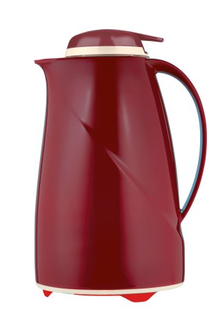 Isolierkanne Wave Push 1,5 l rot Kunststoff