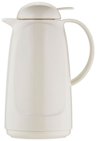 Isolierkanne Relax Push 1,0 l weiß Kunststoff