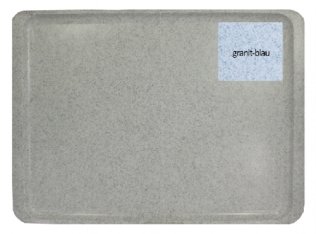 Tablett 46x34,4 cm GP0540 granit-blau Kunststoff