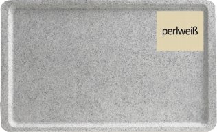 Tablett 53x37cm EN GL3980 perlweiß Kunststoff