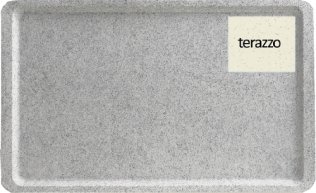 Tablett 53x37cm EN GL3980 terazzo Kunststoff