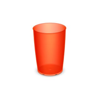 805 Trinkbecher 0,25 l orange-transparent