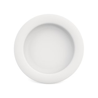902 Teller mit Kipp-Trick Ø 20 cm weiß Kunststoff