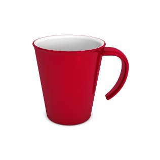 1201 Kaffepott 350 ml rot