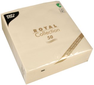 Servietten ROYAL Collection 40 cm x champanger 50er Pack